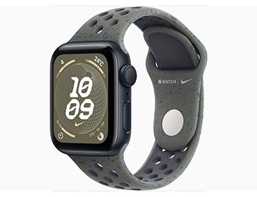 Apple Watch SE 第2世代 40mm GPS カーゴカーキNikeスポーツバンド（41mm_M/L） ミッドナイトアルミニウムケース