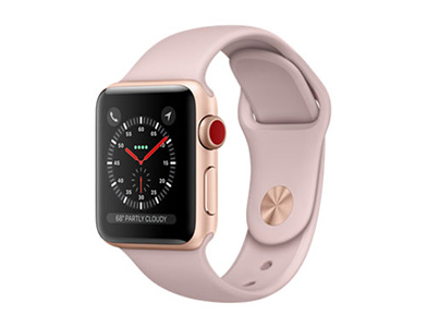 Rose gold band for apple watch series 3 deals